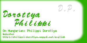 dorottya philippi business card